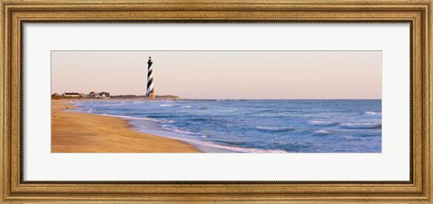 Framed Cape Hatteras Lighthouse, Hatteras Island, North Carolina Print