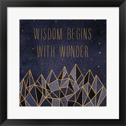 Framed Written in the Stars I Print