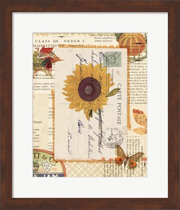 Framed Falling for Fall II Print