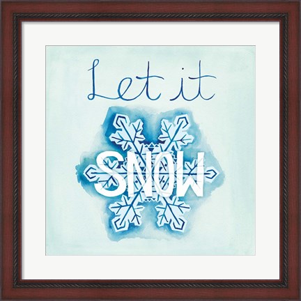 Framed Snowflake Sayings I Print