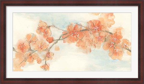 Framed Peach Blossom II Print