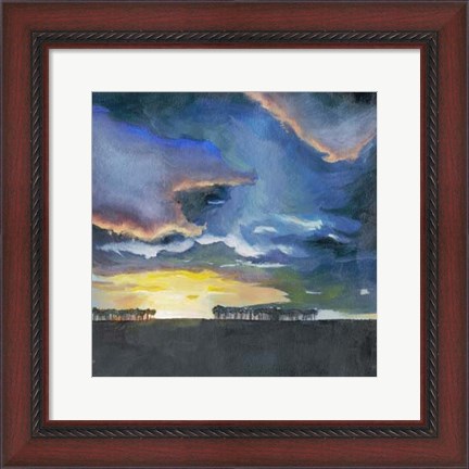 Framed Vivid Sunset II Print