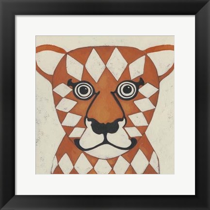 Framed Zoo Portrait II Print