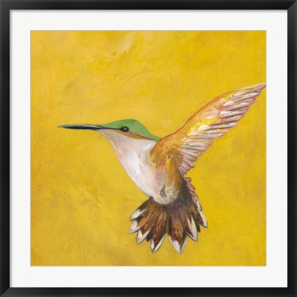 Framed Sweet Hummingbird II Print