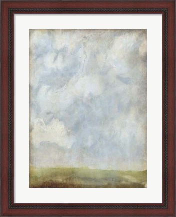 Framed Aged Abstract Landscape II Print