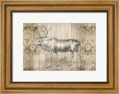 Framed Natural History Lodge IX Print