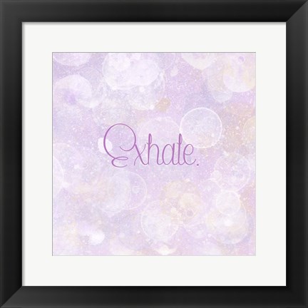 Framed Bubble Bath III Print