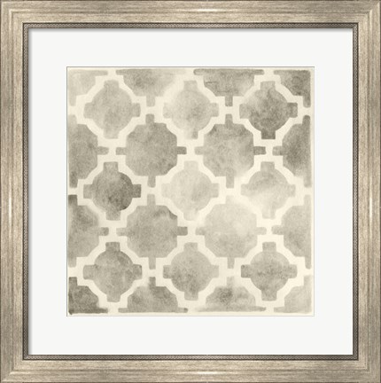 Framed Neutral Impressions II Print