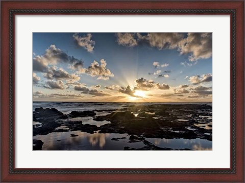 Framed Waipouli Sunrise Print