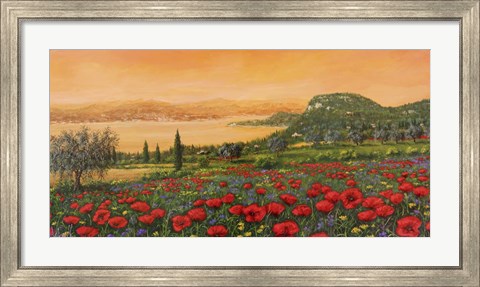 Framed Dalle Colline Print