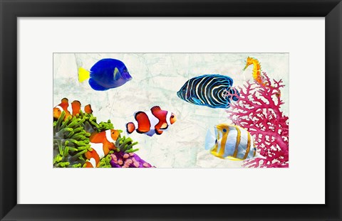 Framed Tropical People Print