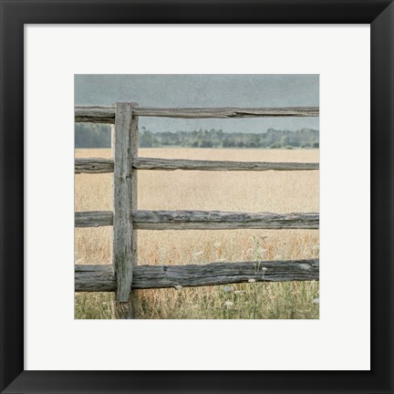 Framed Neutral Country I Print