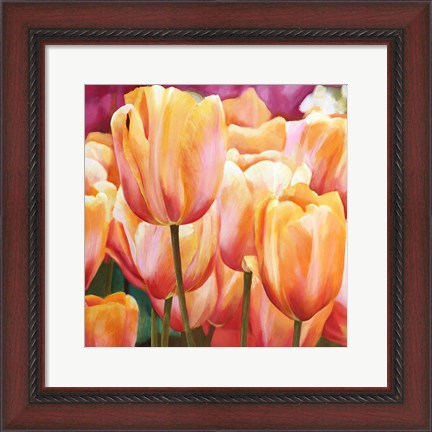 Framed Spring Tulips I Print