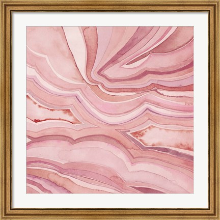 Framed Pastel Agate III Print