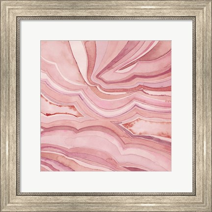 Framed Pastel Agate III Print