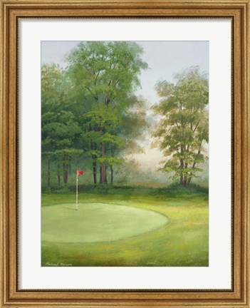 Framed Amacoy Green I Print