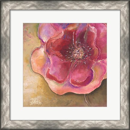 Framed Pink Accent II Print