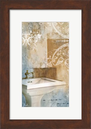 Framed Bathroom &amp; Ornaments II Print