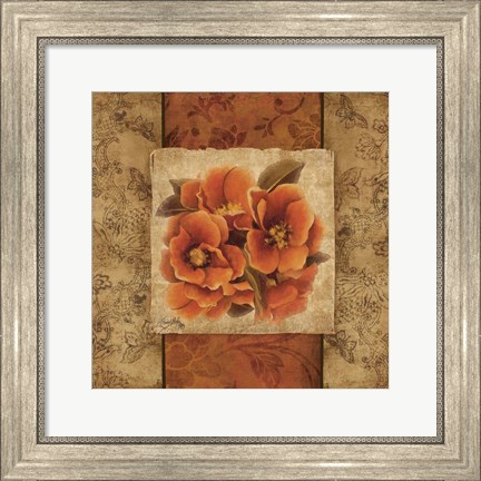 Framed Spice Flower I Print