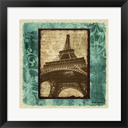 Framed Parisian Trip II Print