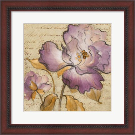 Framed Lilac Dream I Print