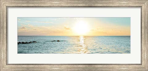 Framed Bimini Horizon I Print