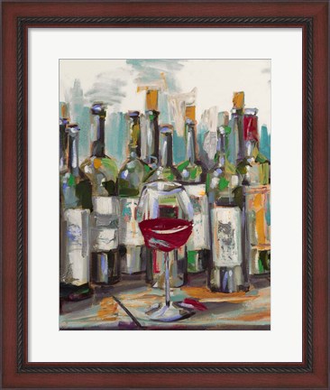 Framed Uncorked II Print