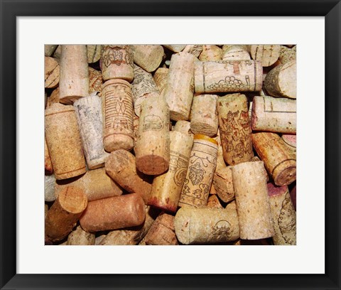 Framed Corks II Print