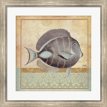 Framed Vintage Fish II Print