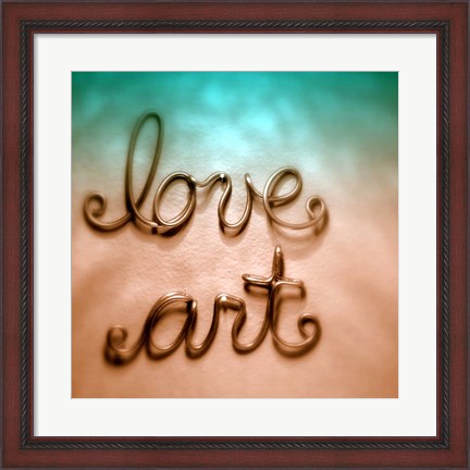 Framed Love Art Print