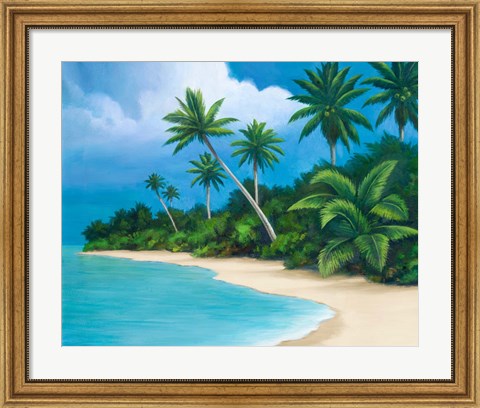 Framed Palm Beach II Print