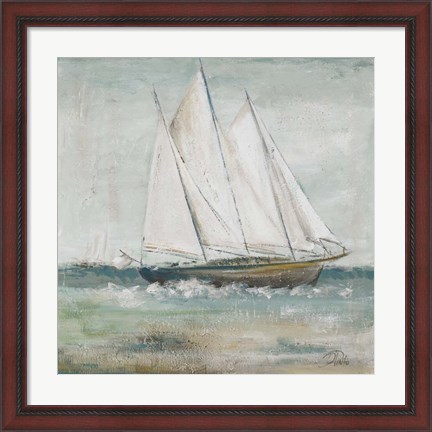 Framed Cape Cod Sailboat II Print