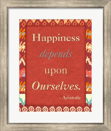 Framed Happiness Ourselves Print