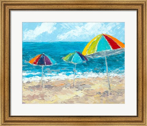 Framed At The Shore II Print