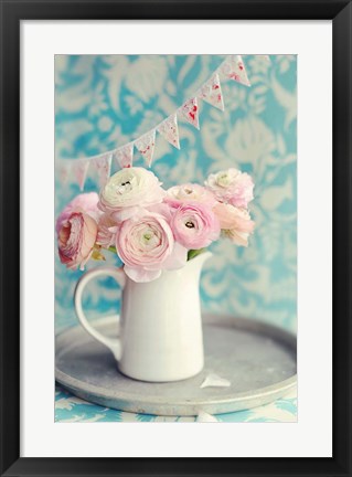 Framed Ranunculus Party I Print