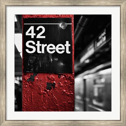 Framed 42nd St. Square Print