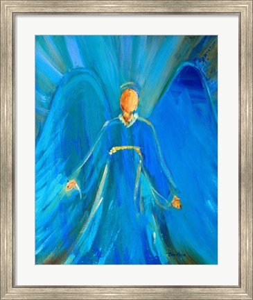 Framed Faithful Angel Print