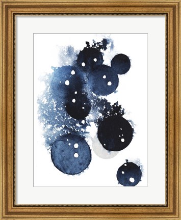 Framed Blue Galaxy II Print