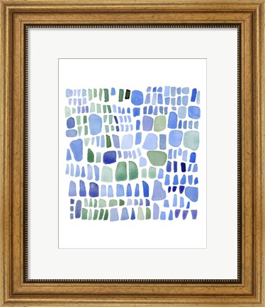 Framed Series Sea Glass No. IV Print