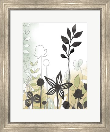 Framed Sketchbook Garden II Print