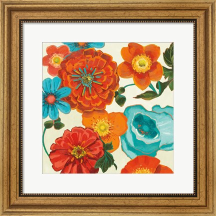 Framed Spring Collage Vignette Print