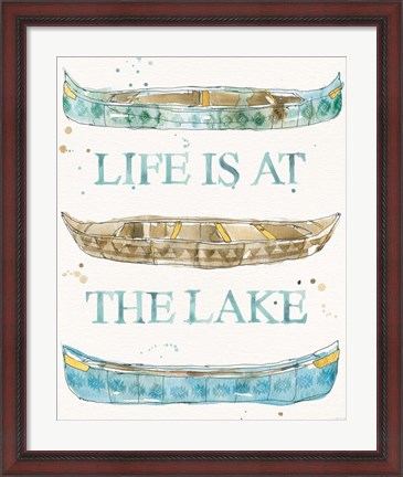 Framed Lakehouse IV Print