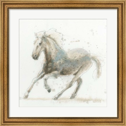 Framed Stallion II Print