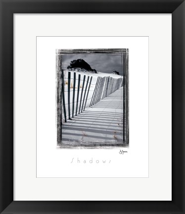 Framed Shadows Print