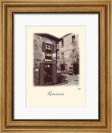 Framed Ristorante Print