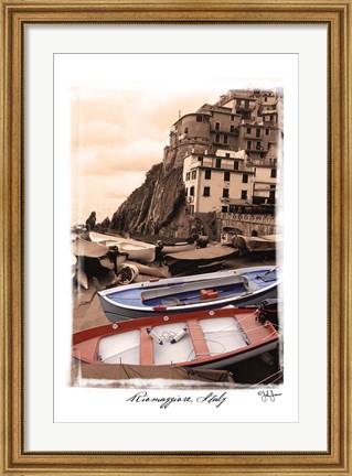 Framed Riomaggiore, Italy Print