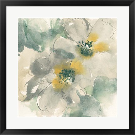 Framed Silver Quince I Print