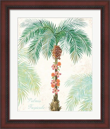 Framed Flamingo Tropicale III Print