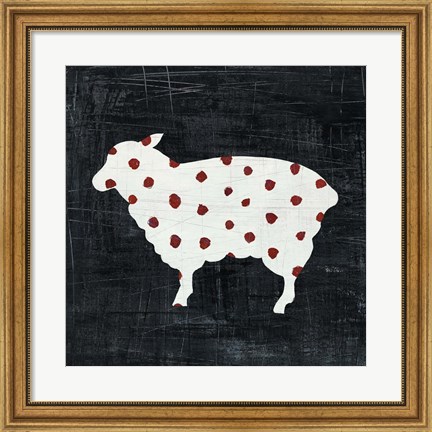 Framed Modern Americana Farm II Print