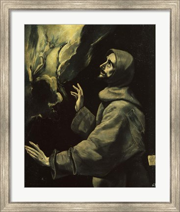 Framed St Francis of Assisi Print